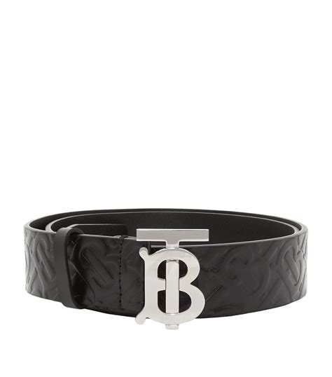 burberry tb leather belt|burberry monogram motif leather belt.